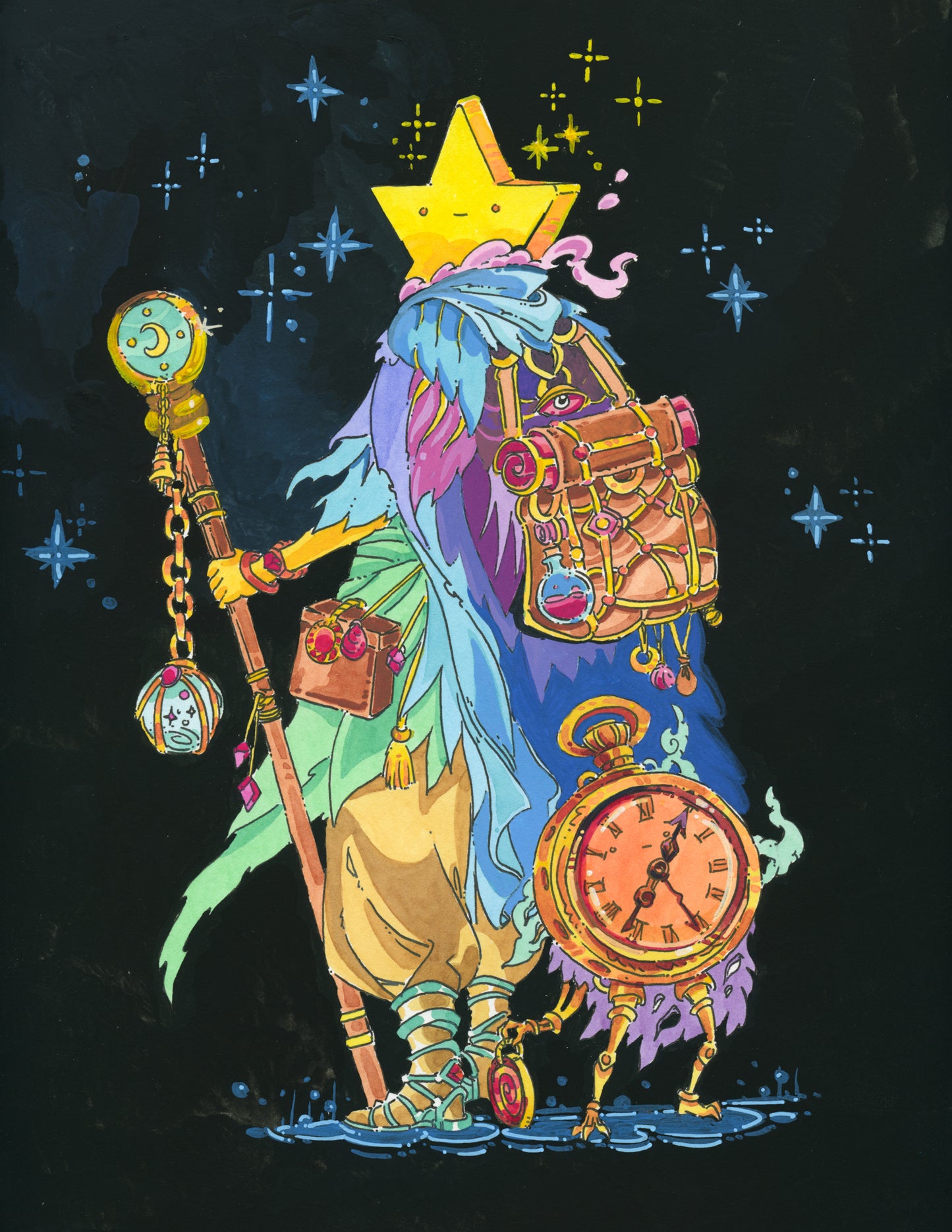 "Time to Travel" Print