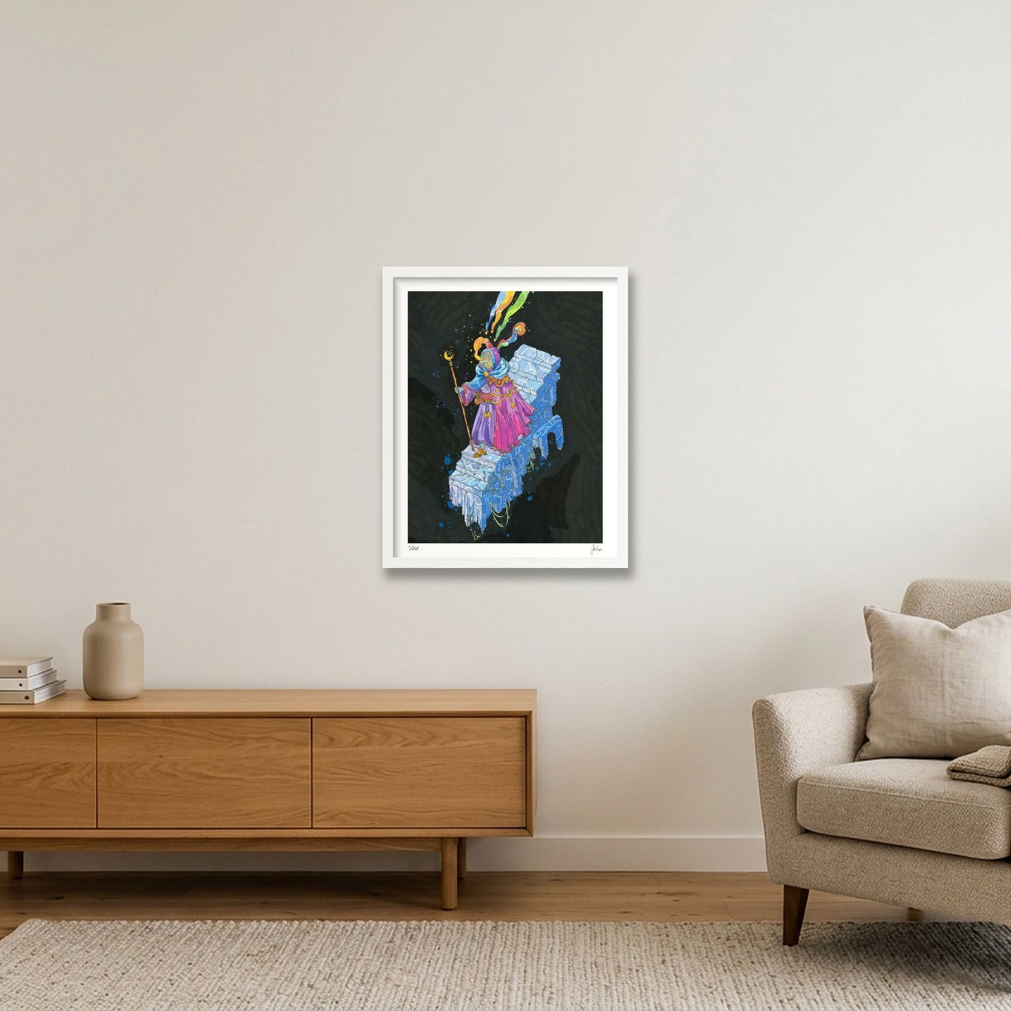 Wizard's Walk  — 16×20" White Frame