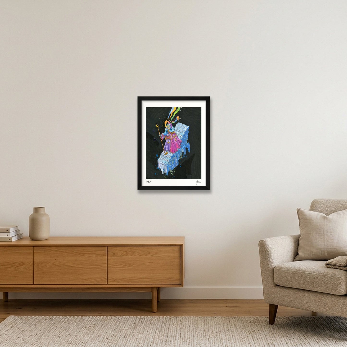 Wizard's Walk  — 12×16" Black Frame