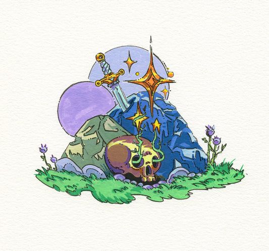 EarthStar. Original Painting