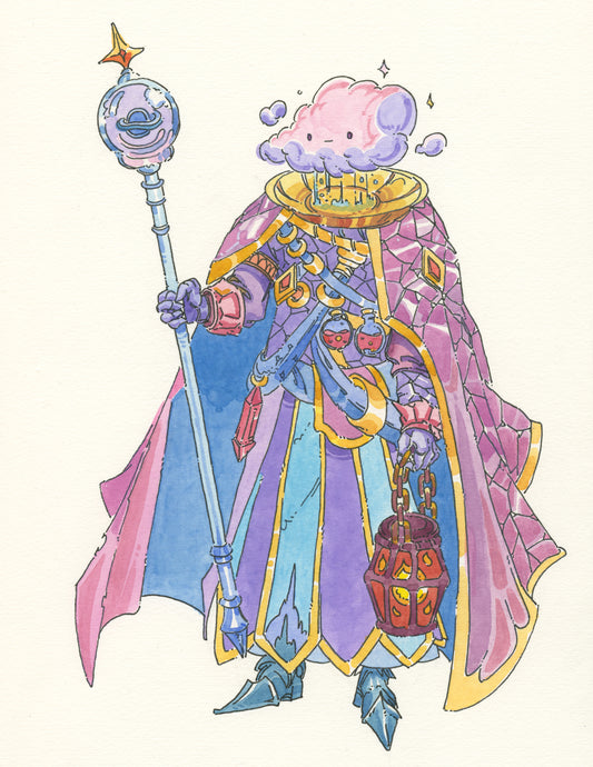 "Rain Knight" Original Painting