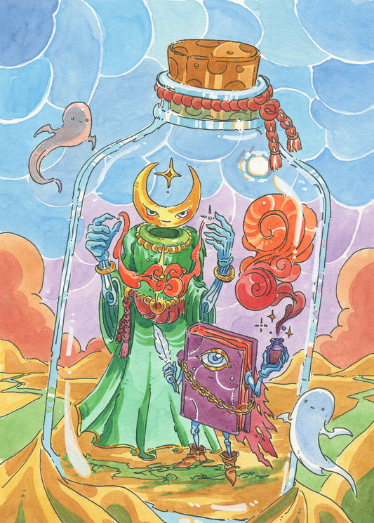 Spell Duo. Original Painting