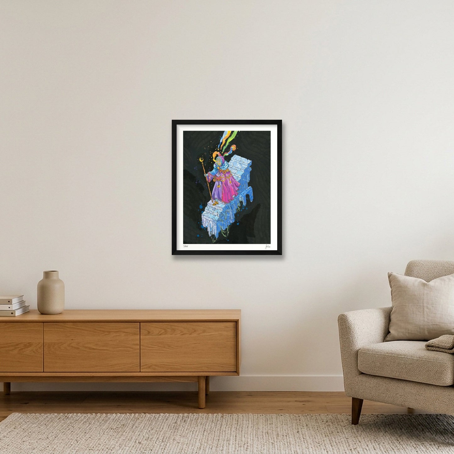 Wizard's Walk  — 16×20" Black Frame