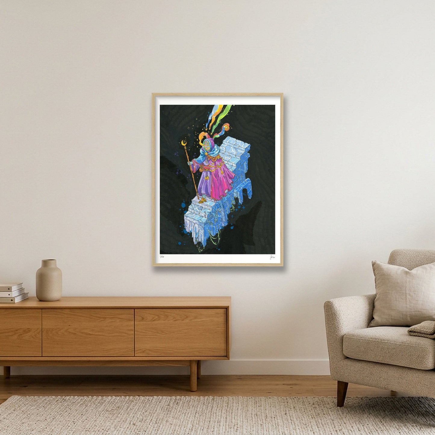 Wizard's Walk  — 24×31" Oak Frame
